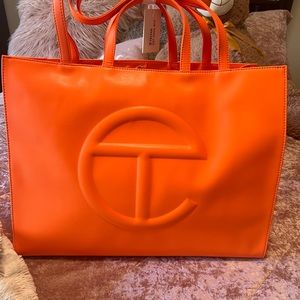 Large Orange Telfar bag